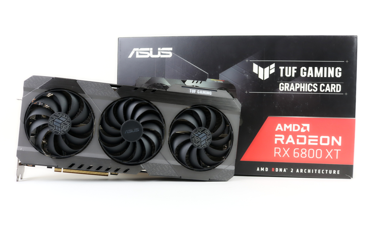 【美品/中古】ASUS TUF-RX6800XT-O16G-GAMING Asus Radeon RX 6800 XT 16GB TUF OC GPU w/Box | 1yr Warranty