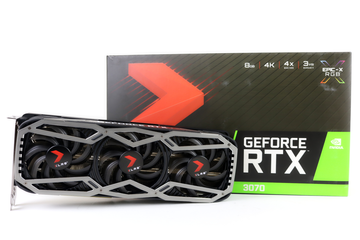 PNY GeForce RTX 3070 8GB XLR8 Revel GPU w/ Box 1yr Warranty