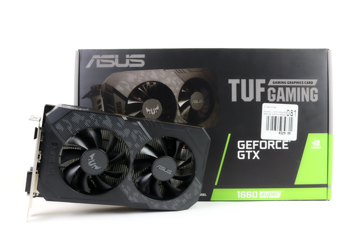 Asus GeForce GTX 1660 SUPER 6GB TUF OC GPU w/Box | 1yr