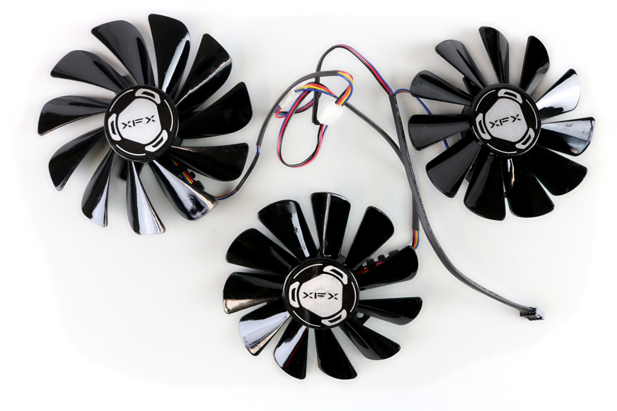 Full Set GPU Fans 85mm 95mm XFX 5700 XT Triple Dissipation THICC