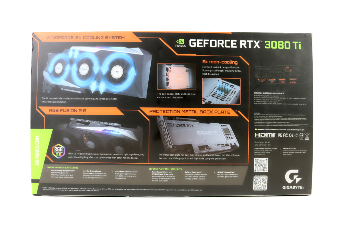 Gigabyte GeForce RTX 3080 Ti 12GB Gaming OC 12G GPU w/Box | 1yr