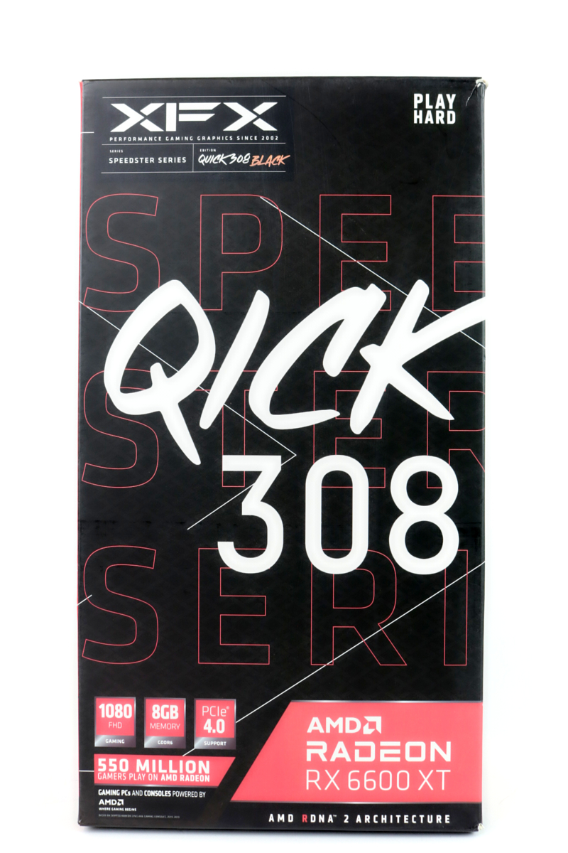 XFX Radeon RX 6600 XT 8GB Speedster QICK308 Black w/Box | 1yr