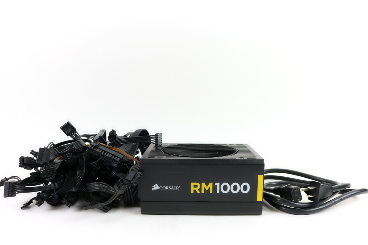 Corsair RM1000 1000W Gold PSU w/All Cables | 1yr Warranty, Fast Ship!