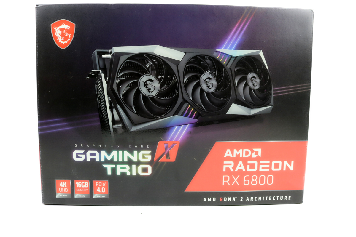 MSI Radeon RX 6800 16GB Gaming X Trio GPU w/Box | 1yr