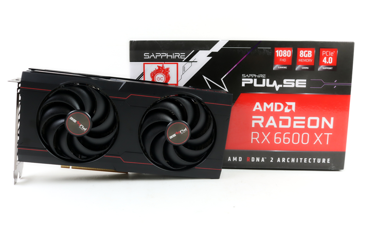 新品未使用 SAPPHIRE PULSE Radeon RX 6600 XT Sapphire Radeon RX 6600 XT 8GB Pulse GPU | 1yr Warranty