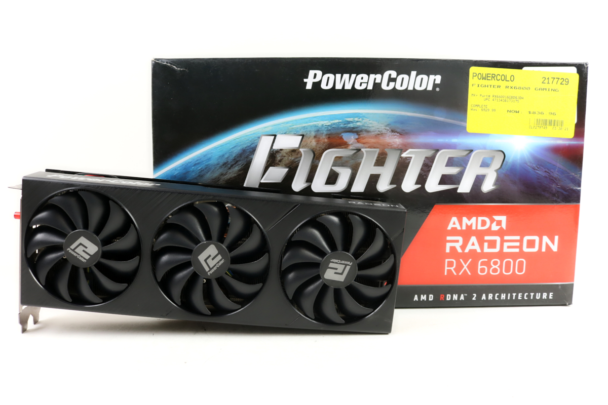 Powercolor Radeon RX 6800 16GB Fighter GPU w/Box | 1yr Warranty, Fast Ship!