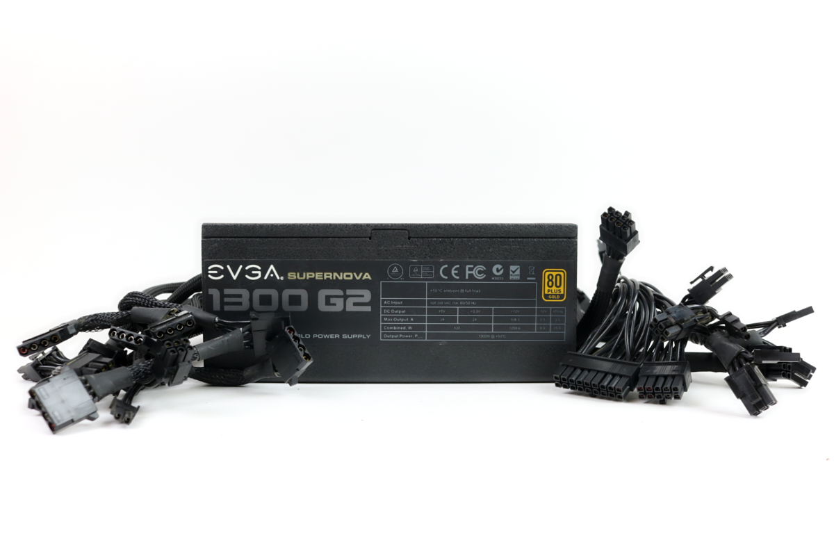 EVGA 1300 G2 1300W Gold PSU - w/ Short Cables | US Seller, Fast Ship!