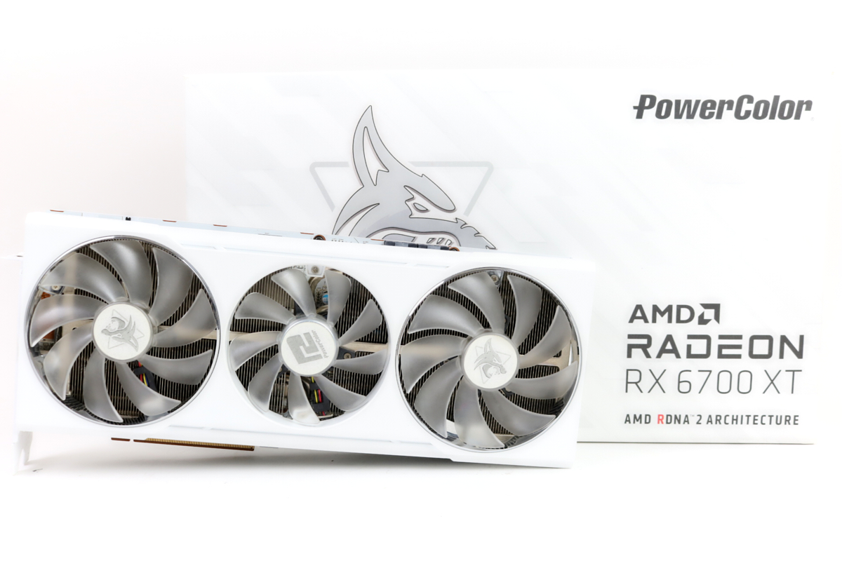 PowerColor Radeon RX 6700 XT 12GB Hellhound Spectral White GPU w/Box | 1yr Wa...