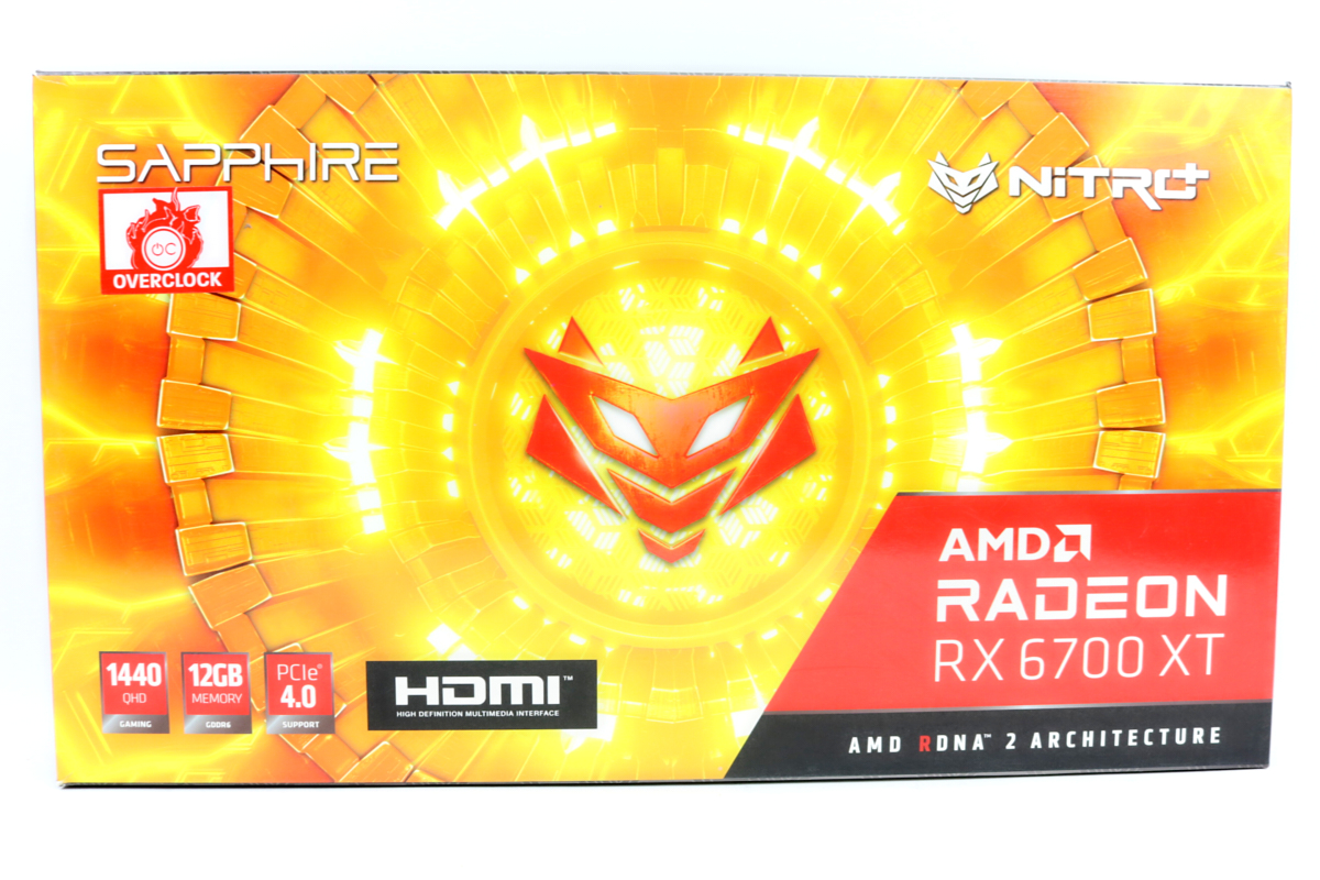 Sapphire Radeon RX 6700 XT 12GB Nitro+ GPU w/Box | 1yr