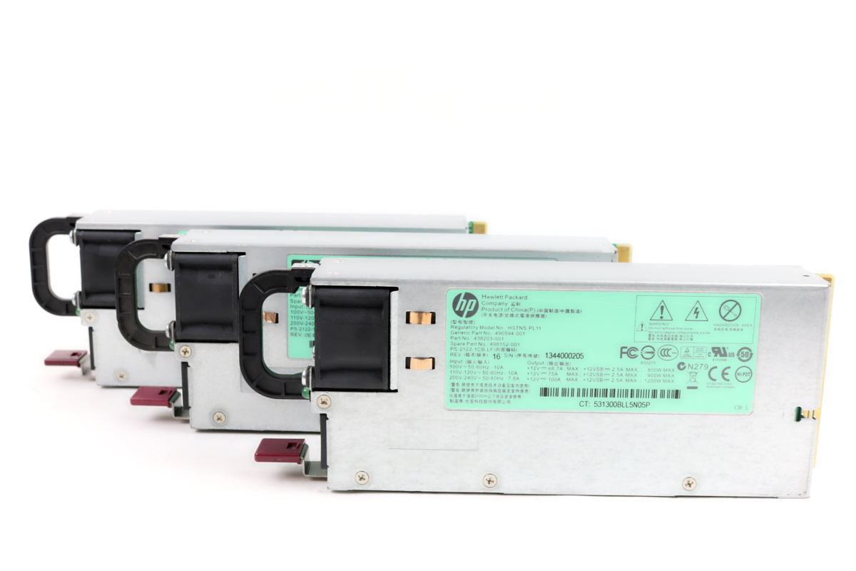 Lot of 3 - HP HSTNS-PL11 1200W Server PSU Power Supply | 1yr Warranty, Fast S...