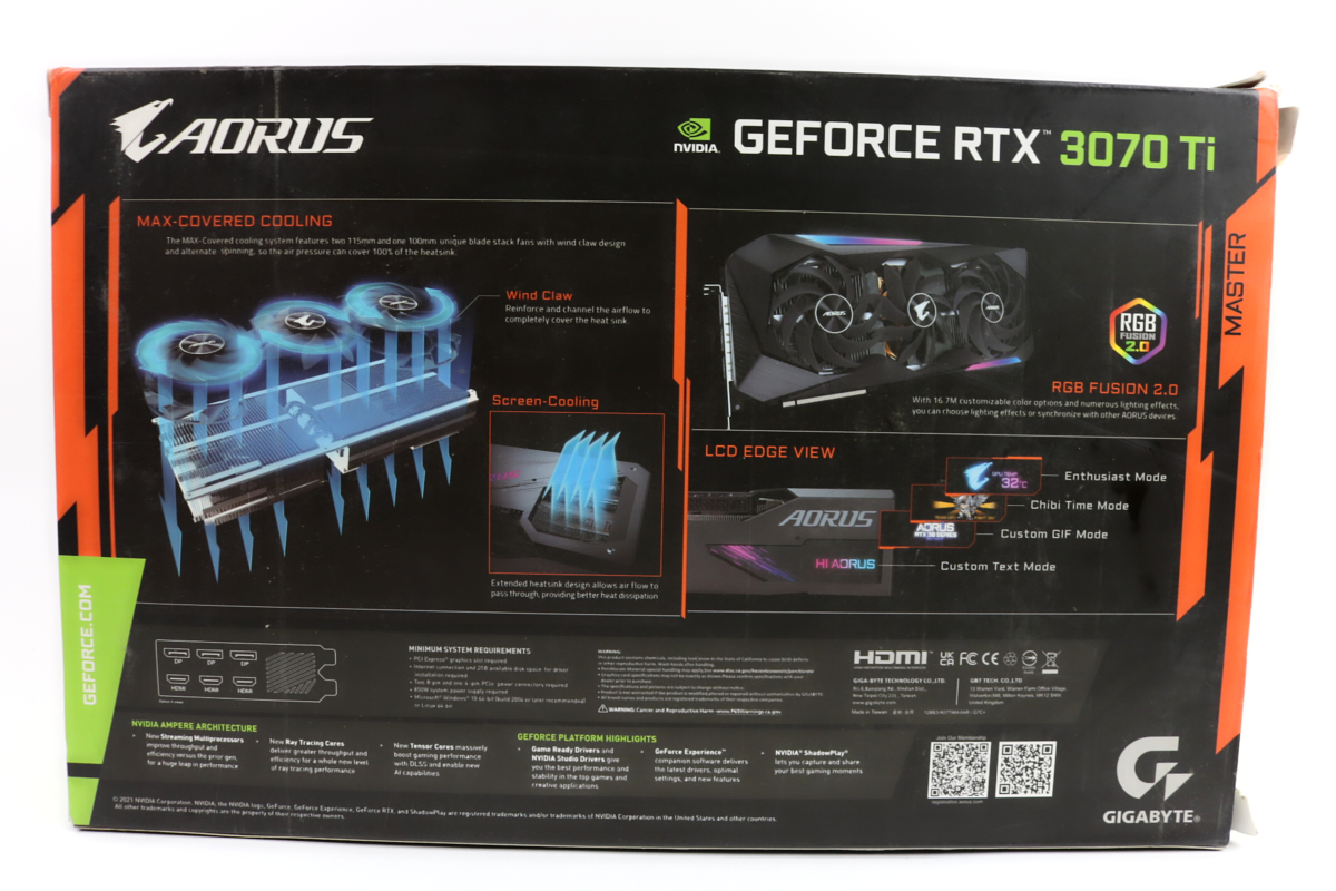 Gigabyte Rtx 3070 Ti Super Gigabyte GeForce RTX 3070 Ti Aorus 