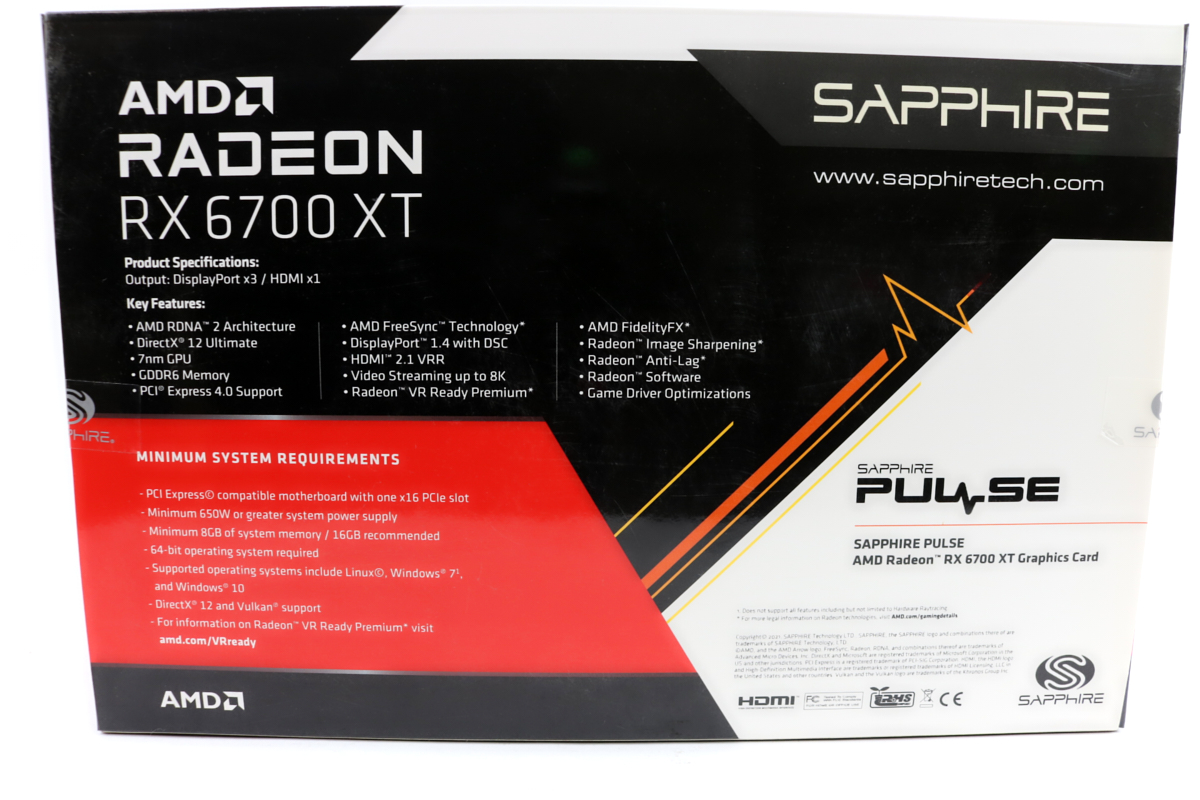 RX 6700XT 12GB　１年保証 RX 6700XT 12GB 1年保証