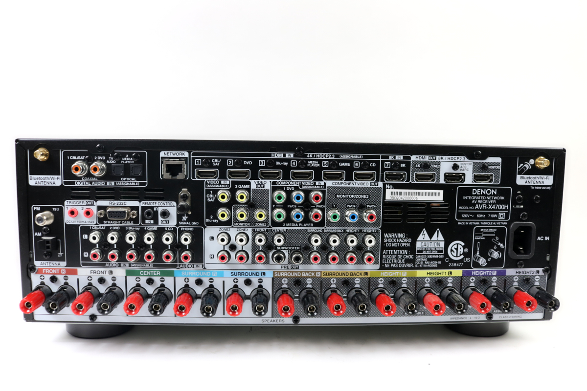 Denon AVR-X4700H 9.2 channel 8K AV Receiver | Fast Ship, US Seller