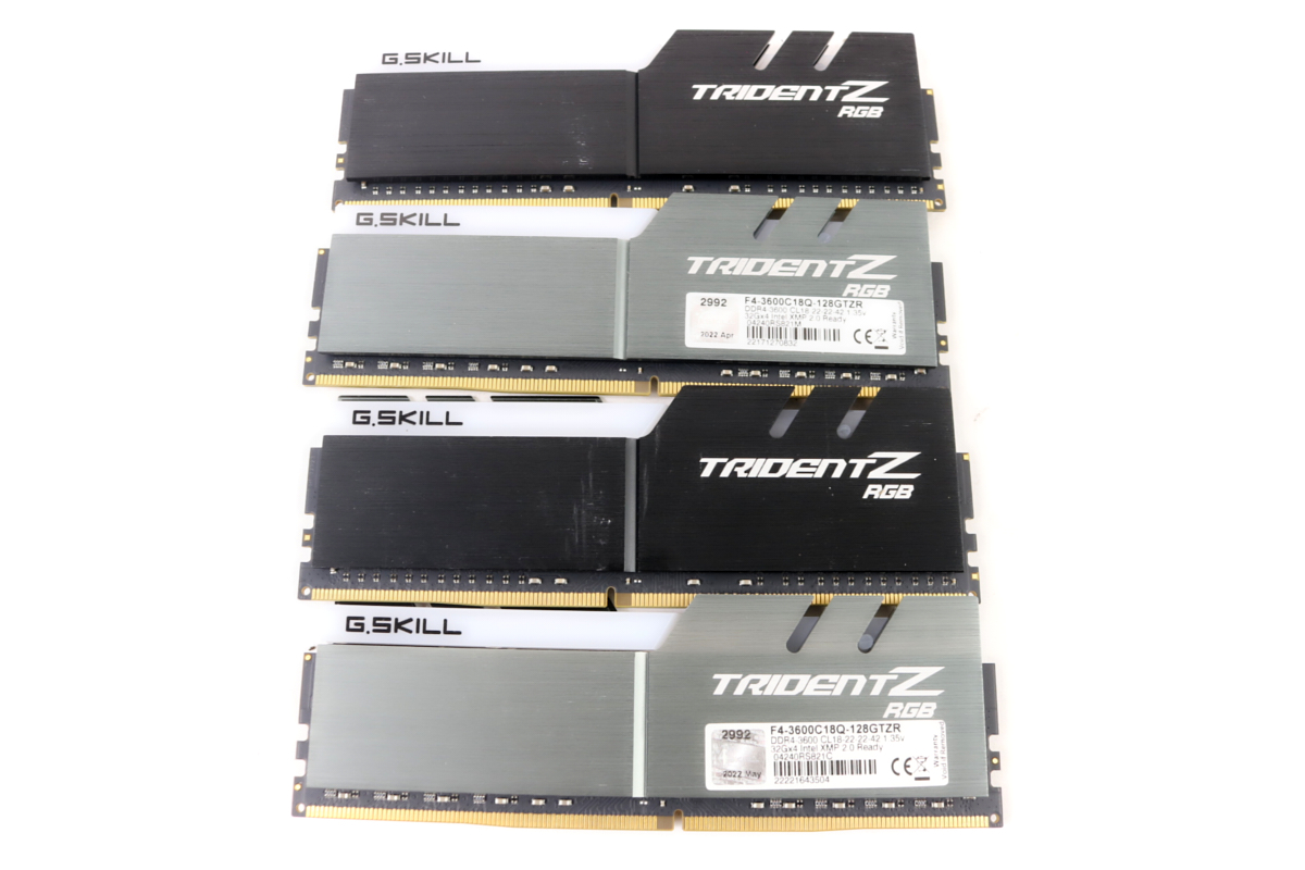 G.Skill Trident Z RGB 128GB (32GBx4) DDR4 3600 (F4-3600C18Q