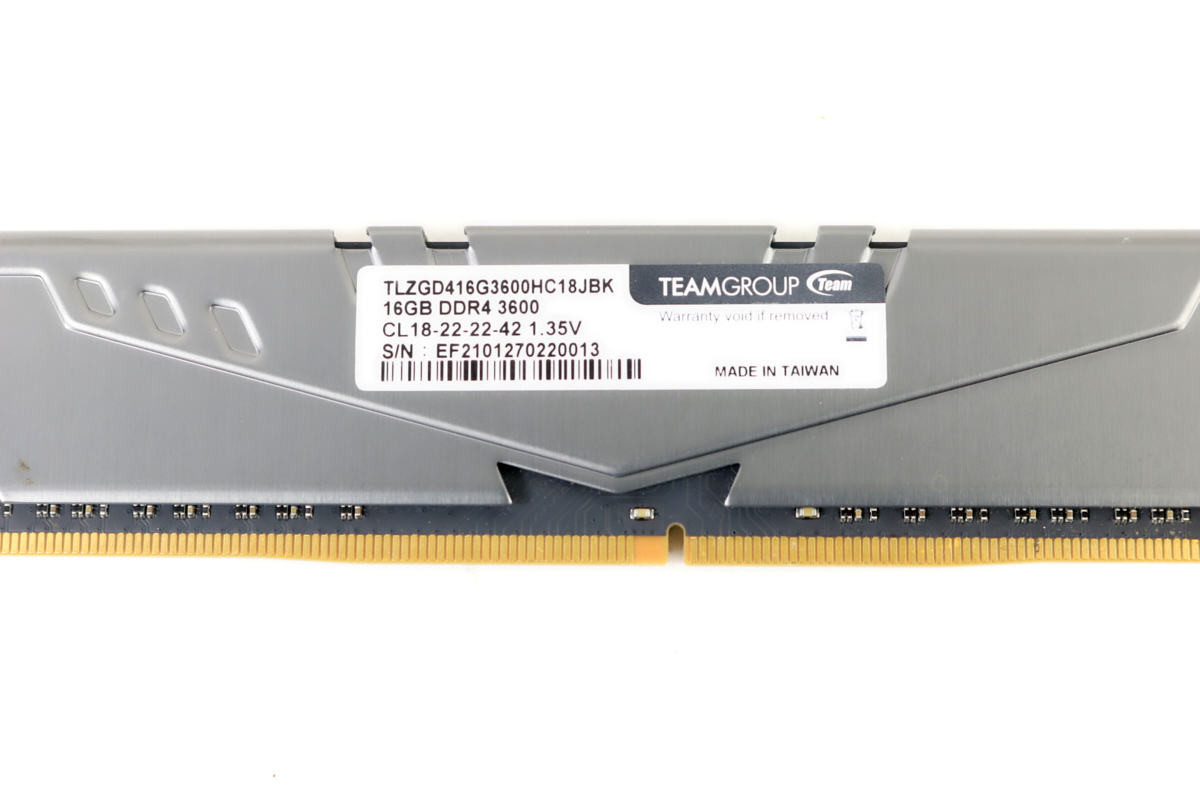 Teamgroup T-Force Vulcan Z 32GB (2x16GB) DDR4 3600 Grey Memory Kit