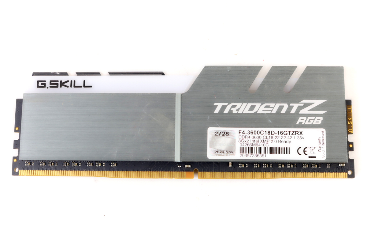 G.SKILL Trident Z RGB DDR4-3600 8Gx2枚